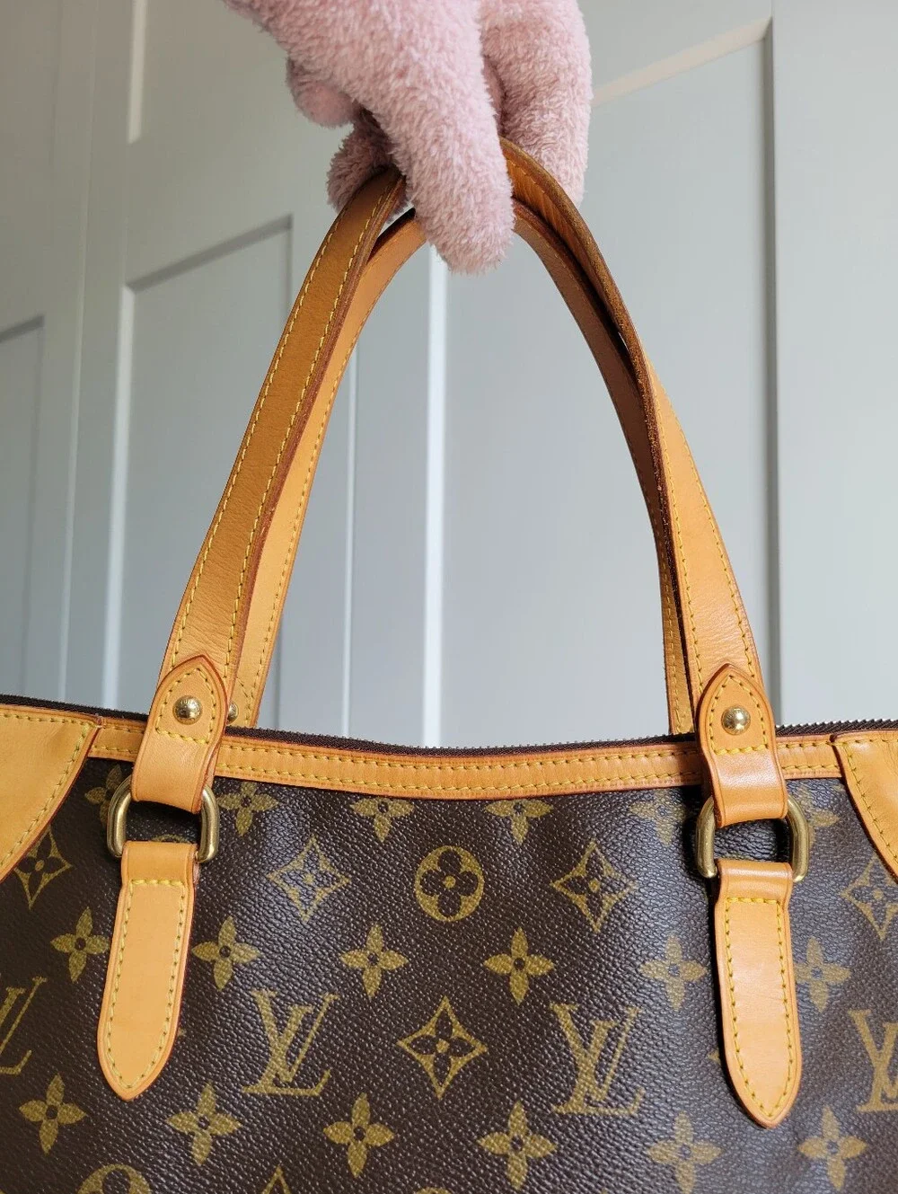 💕 Louis Vuitton ODEON Gm Brown Monogram Canvas Satchel Shoulder Bag